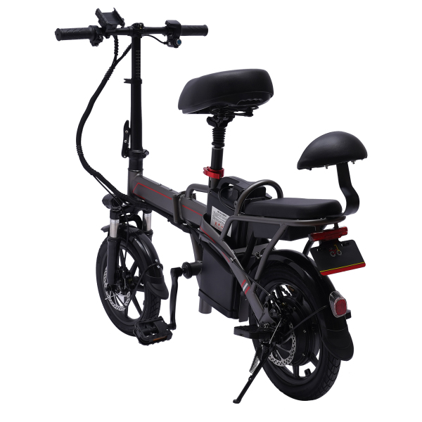 E-bike opvouwbaar 14 inch met motor maximale snelheid van 25 km/u en verwijderbare lithiumbatterij stads-e-bike drie rijmodi/heeft een bereik van 30 km E-bike opvouwbaar 14 inch met motor maximale snelheid van 25 km/u en verwijderbare lithiumbatterij stads-e-bike drie rijmodi/heeft een bereik van 30 km