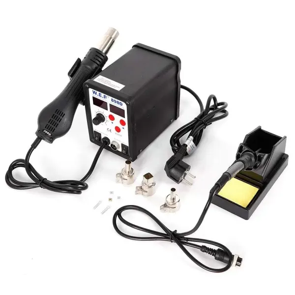 Soldeerstation 700W Soldeerbout Heteluchtpistool Reconditionering Soldeerstation 100-480°C