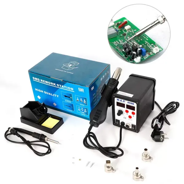 Soldeerstation 700W Soldeerbout Heteluchtpistool Reconditionering Soldeerstation 100-480°C