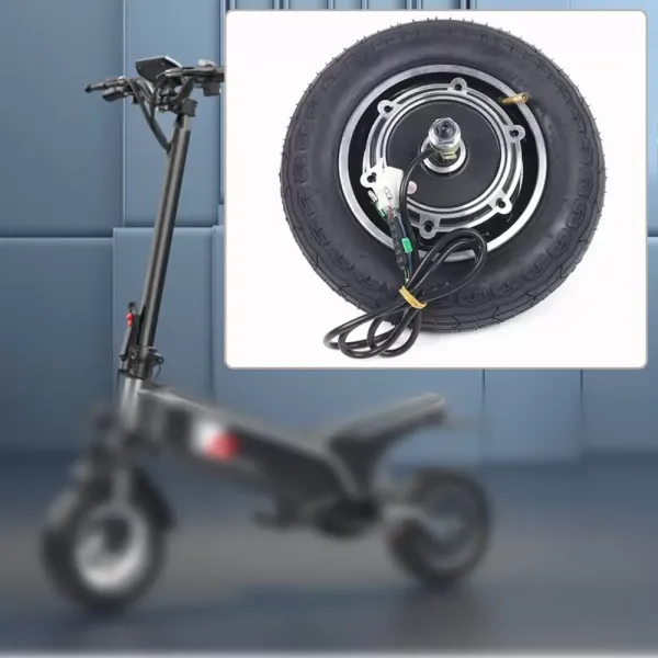 10 inch aandrijfwielmotor, 36V 350W naafmotor, voor 10 inch trommelremnaafmotor