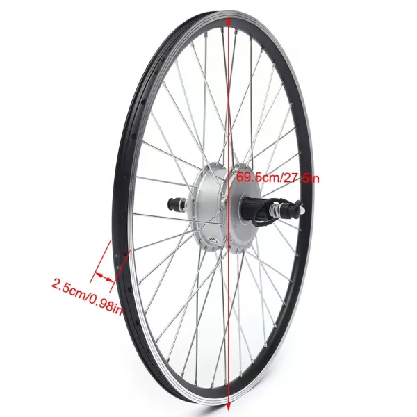 Ombouwset voor elektrische fiets, ombouwset voor achterfiets, ombouwset voor achterfiets, 27,5" 36V 350W