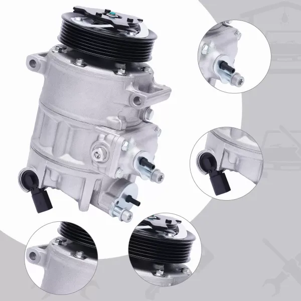 Airconditioningcompressor Fit 1K0820803 voor A UDI, VW, S KODA, SEAT