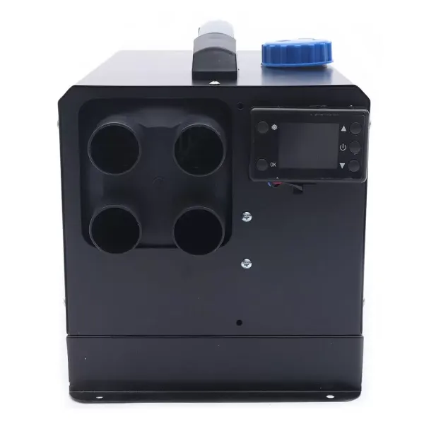 Dieselluchtverwarmer 8 kW met afstandsbediening, 12 V Dieselverwarmer Vrijstaande luchtverwarmer Zwart