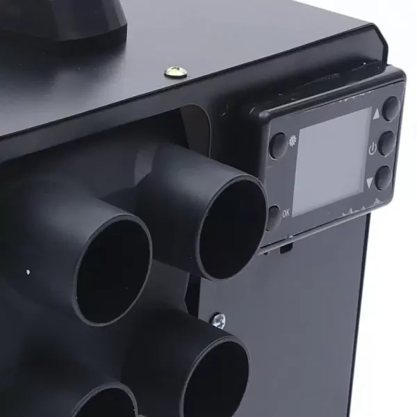 Dieselluchtverwarmer 8 kW met afstandsbediening, 12 V Dieselverwarmer Vrijstaande luchtverwarmer Zwart Dieselluchtverwarmer 8 kW met afstandsbediening, 12 V Dieselverwarmer Vrijstaande luchtverwarmer Zwart