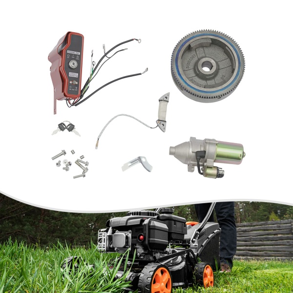 Elektrische startkit, op maat gemaakt voor HONDA GX340 11HP en HONDA GX390 13HP, voor het overschakelen van handmatig naar elektrisch starten