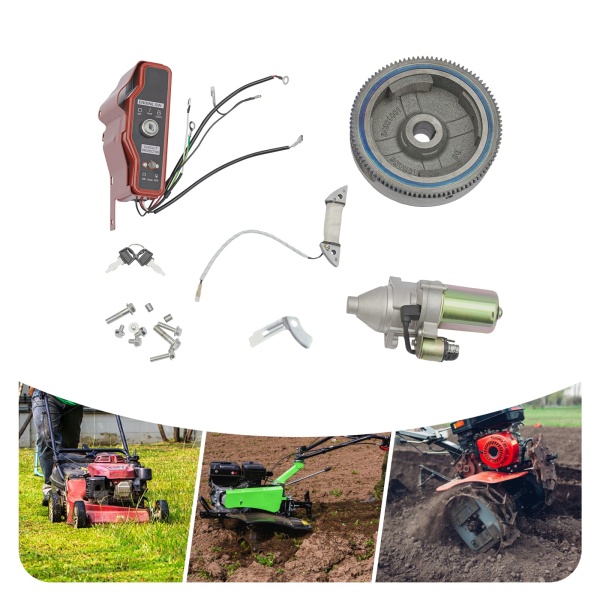 Elektrische startkit, op maat gemaakt voor HONDA GX340 11HP en HONDA GX390 13HP, voor het overschakelen van handmatig naar elektrisch starten