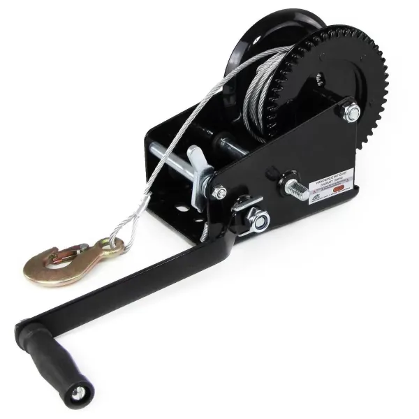 Handlier met gegalvaniseerde metalen lier 1500 kg Professionele handlieren voor boottrailers