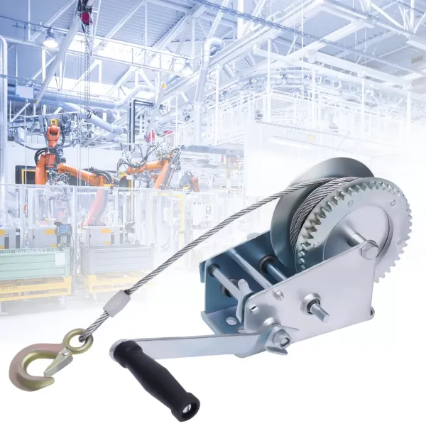 Handlier met gegalvaniseerde metalen lier 1500 kg Professionele handlieren voor boottrailers
