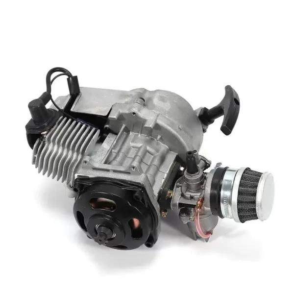 Aluminium mini-motorfietsmotor voor 49cc motormotor carburateur pocketfiets met crossmotor cross mini ATV multiuse bel
