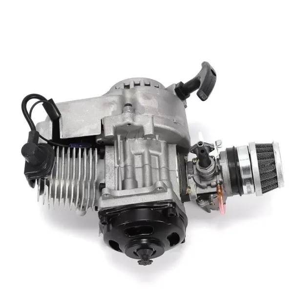 Aluminium mini-motorfietsmotor voor 49cc motormotor carburateur pocketfiets met crossmotor cross mini ATV multiuse bel