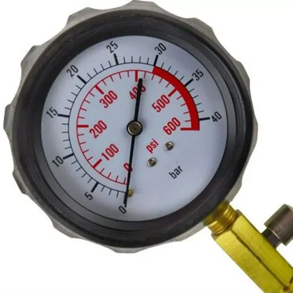 Compressietester met doos 40 bar / 600 psi - Compressietester voor benzine-dieselmotoren Compressietester met doos 40 bar / 600 psi - Compressietester voor benzine-dieselmotoren
