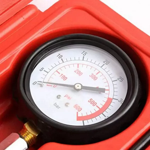 Compressietester met doos 40 bar / 600 psi - Compressietester voor benzine-dieselmotoren