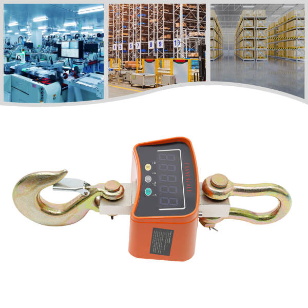 3000 kg digitale kraanweegschaal, zware compacte hangende schaal, industriële schaal met hoge precisie