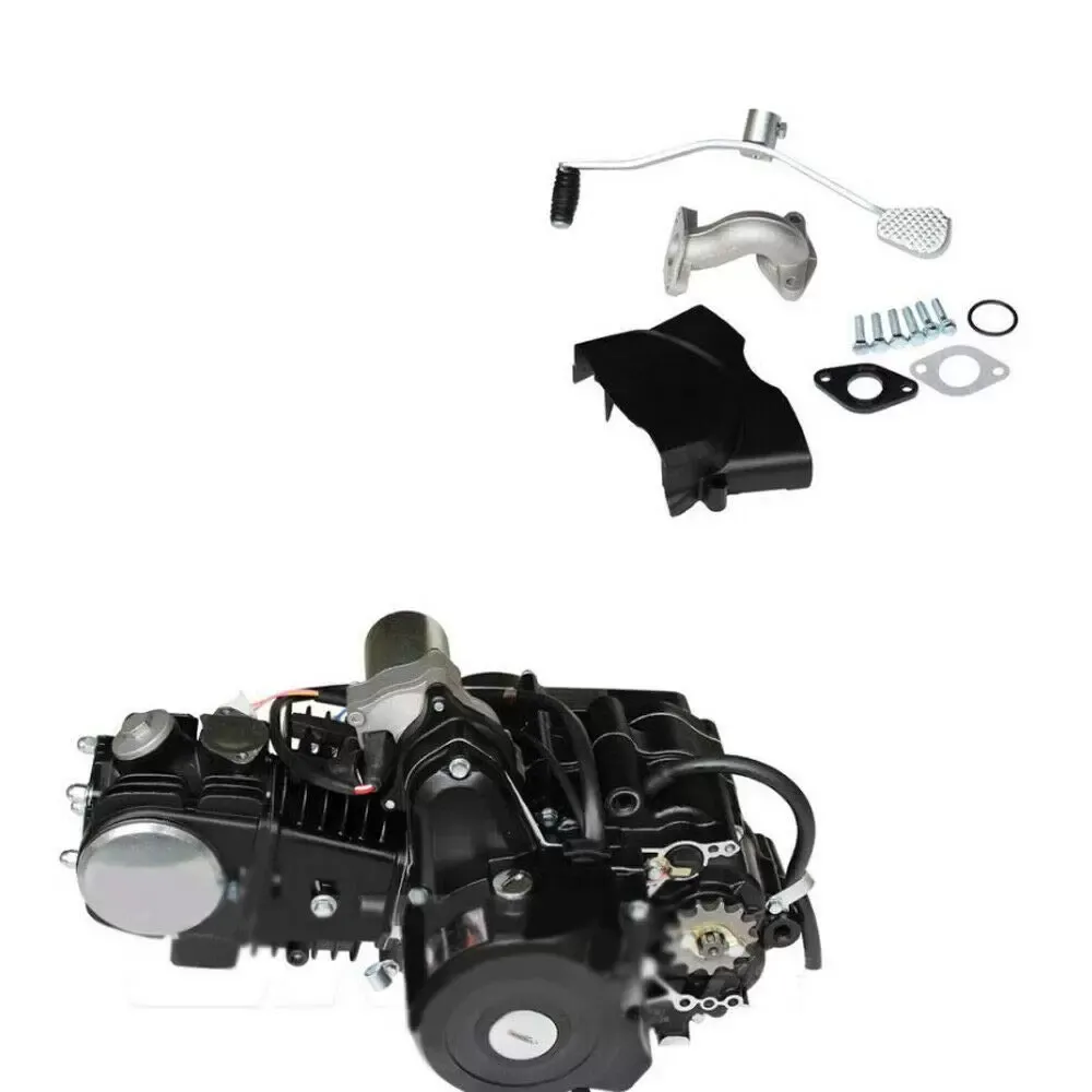 125CC 4-taktmotor - Crossmotormotor, Go Kart ATV, Startmotor met CDI-transmissie voor ATV GO Karts