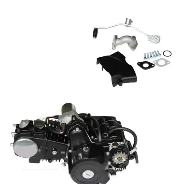 125CC 4-taktmotor - Crossmotormotor, Go Kart ATV, Startmotor met CDI-transmissie voor ATV GO Karts