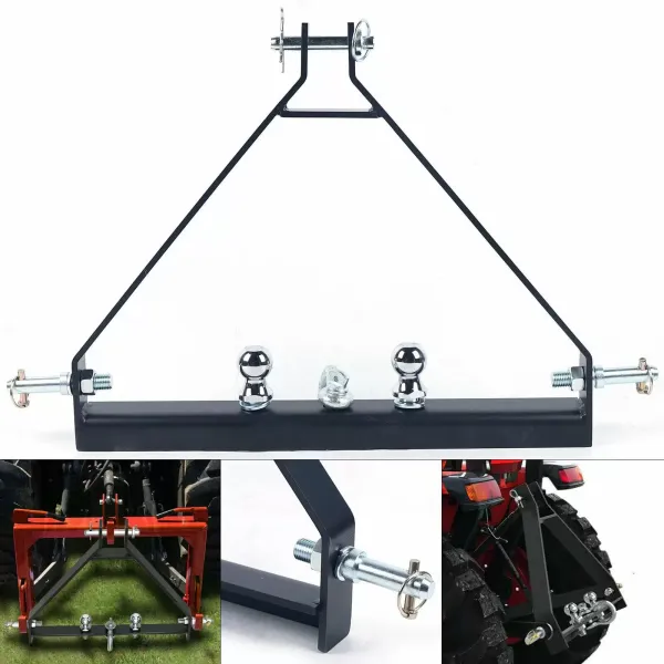 Trekkertrekhaak met driepuntsophanging - 660 mm - Categorie I Trekhaak