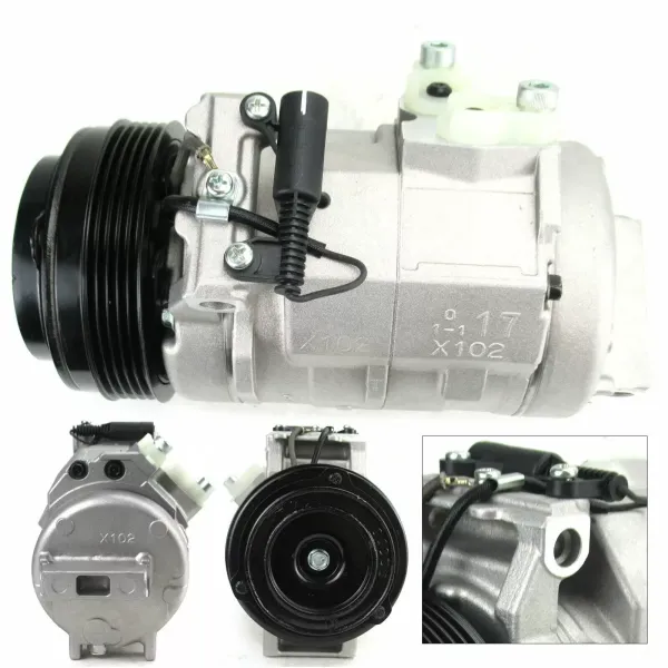 Airconditioningcompressor + koppelingen voor BMW X5 E53 3.0D 3.0i 4.4i 2000-2006 A/C-compressor 12V