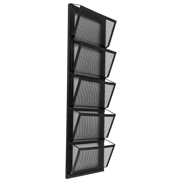 Wandgemonteerd dossierrek, postrekhouder, muurhangende mand Wandgemonteerd dossierrek, postrekhouder, muurhangende mand