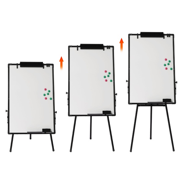 Magnetisch whiteboard - 91 x 61 cm - met in hoogte verstelbare standaard - Gezinsplanning voor kantoor, thuis en op school