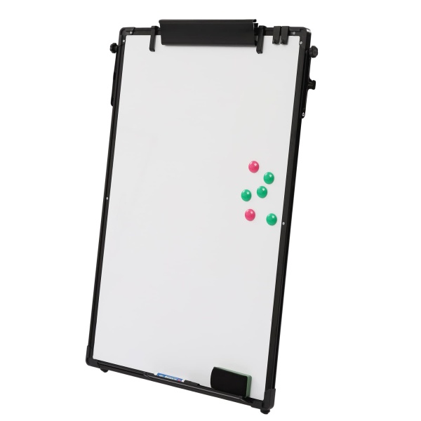 Magnetisch whiteboard - 91 x 61 cm - met in hoogte verstelbare standaard - Gezinsplanning voor kantoor, thuis en op school