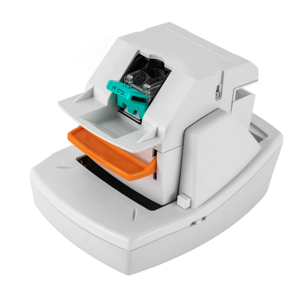 Heavy Duty elektrische nietmachine Automatische platte nietmachine 70 vellen Stil Geen papierstoring voor kantoor (wit)