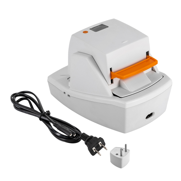 Heavy Duty elektrische nietmachine Automatische platte nietmachine 70 vellen Stil Geen papierstoring voor kantoor (wit)