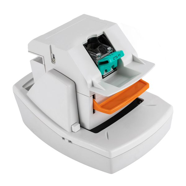 Heavy Duty elektrische nietmachine Automatische platte nietmachine 70 vellen Stil Geen papierstoring voor kantoor (wit)