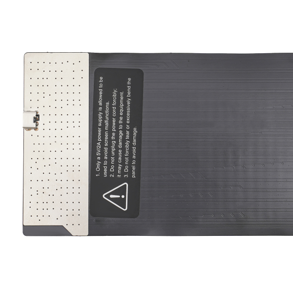 37,4 cm * 9,2 cm LED-displaybord, programmeerbaar LED-bord, zacht en flexibel LED-display
