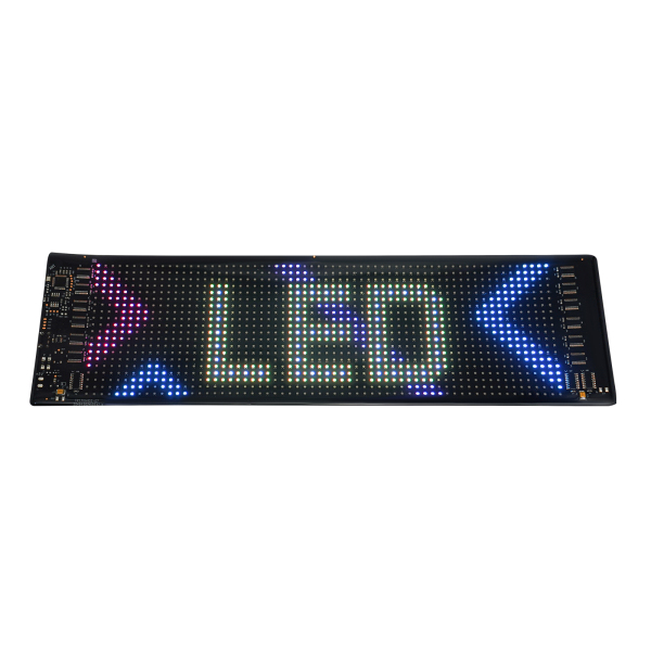 34,8 cm * 10,2 cm flexibel LED-scherm, LED-displaybord, flexibel LED-bord voor auto, winkel, bar, reclame