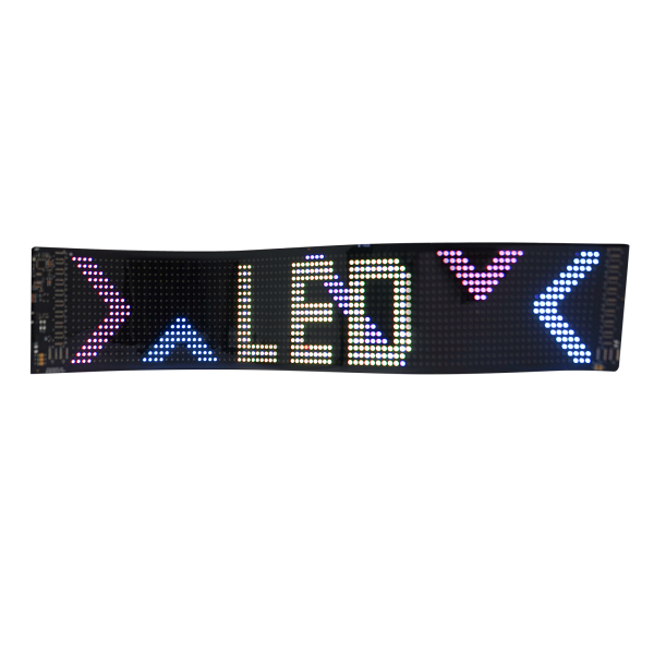 59,5 cm * 12 cm flexibel LED-scherm, LED-displaybord, flexibel LED-bord voor auto, winkel, bar, reclame 59,5 cm * 12 cm flexibel LED-scherm, LED-displaybord, flexibel LED-bord voor auto, winkel, bar, reclame