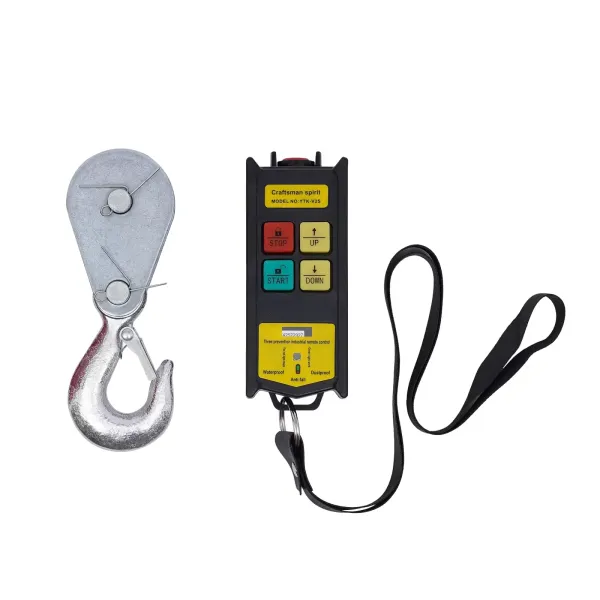 440LBS 230V elektrische lier met draadloze afstandsbediening 440LBS met afstandsbediening en stroppen elektrische lier 440LBS 230V elektrische lier met draadloze afstandsbediening 440LBS met afstandsbediening en stroppen elektrische lier