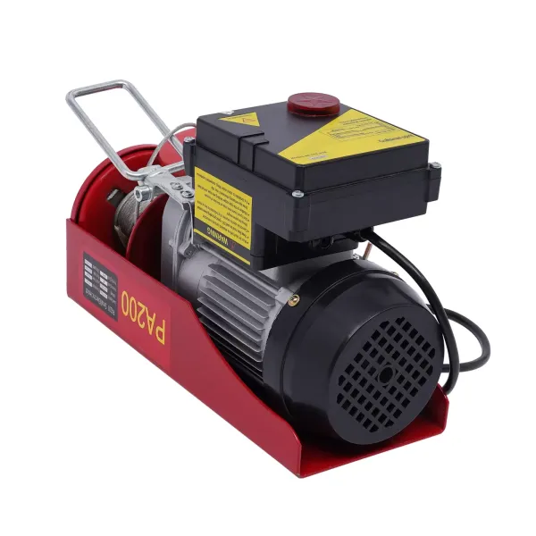 440LBS 230V elektrische lier met draadloze afstandsbediening 440LBS met afstandsbediening en stroppen elektrische lier 440LBS 230V elektrische lier met draadloze afstandsbediening 440LBS met afstandsbediening en stroppen elektrische lier