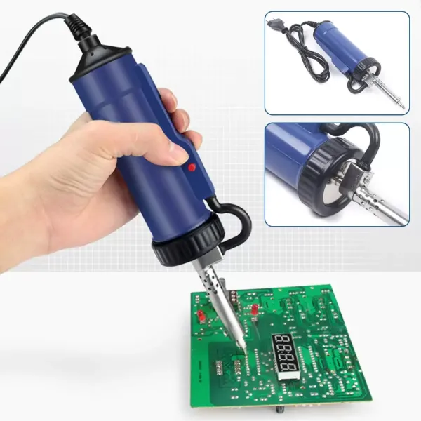 Elektrische Soldeer Sucker Vacuüm Desoldeerpomp Solderen Reparatie Tool Sucker Vacuümpomp 30W 220V