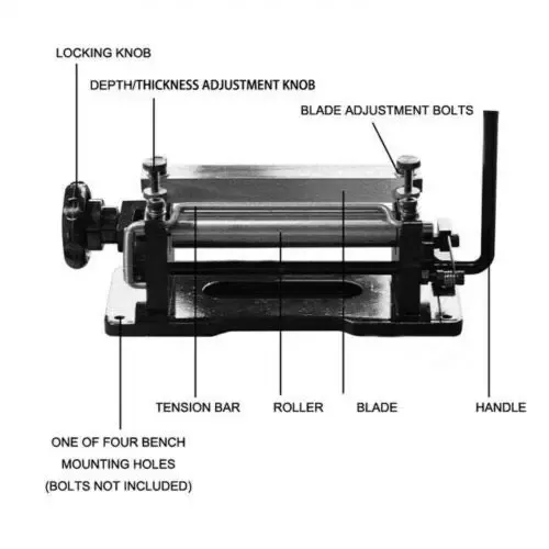 32 x 18 x 18 cm handmatige lederen splitter skiver schepmachine voor handgemaakte lederen skiving paring peeling 32 x 18 x 18 cm handmatige lederen splitter skiver schepmachine voor handgemaakte lederen skiving paring peeling