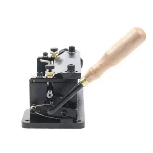 32 x 18 x 18 cm handmatige lederen splitter skiver schepmachine voor handgemaakte lederen skiving paring peeling