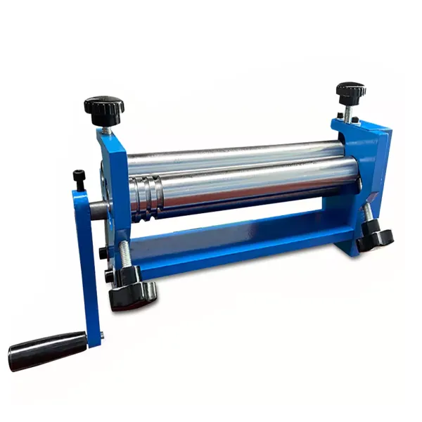 SJ300 handmatige cirkelbuigmachine met 3 rollen voor 300 mm klem