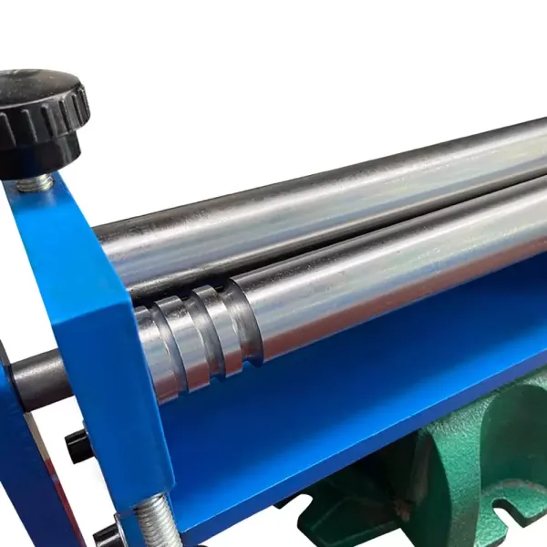 SJ300 handmatige cirkelbuigmachine met 3 rollen voor 300 mm klem