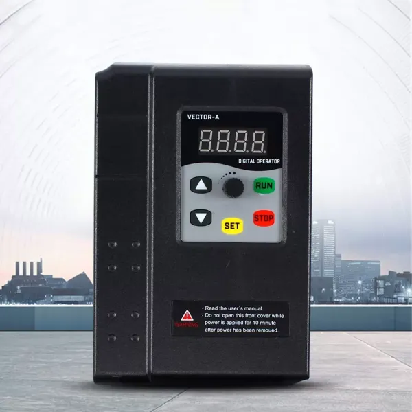 Eenfase VFD Frequentieomvormer Snelheidsregelaar 220V 2,2KW Variabele snelheid Driver Capaciteit instelbaar voor spindelmotor Eenfase VFD Frequentieomvormer Snelheidsregelaar 220V 2,2KW Variabele snelheid Driver Capaciteit instelbaar voor spindelmotor