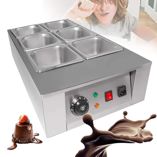 Chocoladefondueset,Chocoladesmelters Temperatuurcontroleset,Chocoladefondue 220V 1kW