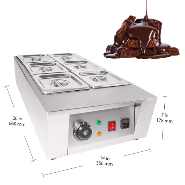 Chocoladefondueset,Chocoladesmelters Temperatuurcontroleset,Chocoladefondue 220V 1kW Chocoladefondueset,Chocoladesmelters Temperatuurcontroleset,Chocoladefondue 220V 1kW