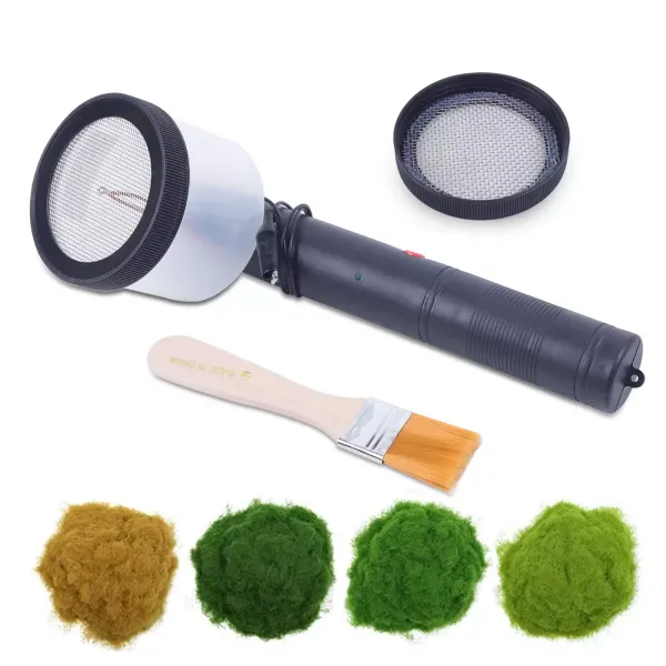 Mini-stroommachine voor de Focking Garden statische grasapplicator