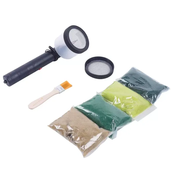 Mini-stroommachine voor de Focking Garden statische grasapplicator