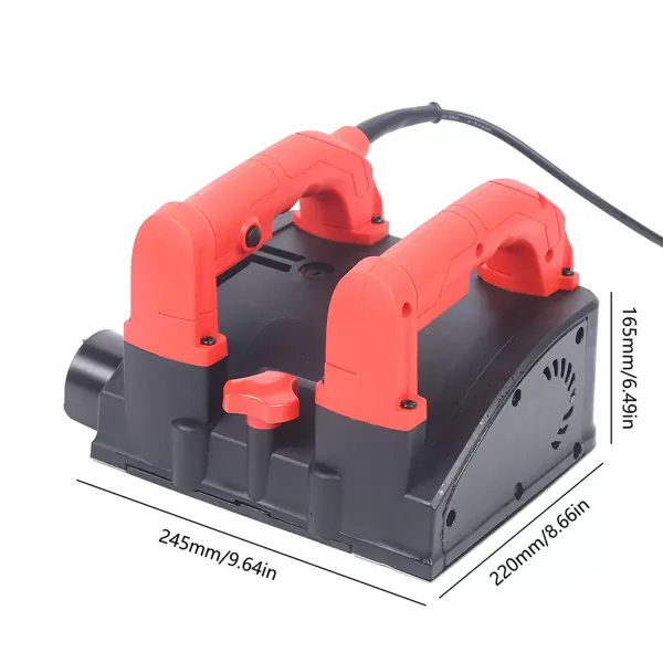 Elektrische wandschaaf, cementfrees 3000 R/MIN, diepte instelbaar van 1 tot 4 mm, voor cementmuren, geverfde muren, grijze plamuurmuren en geverfde stenen muren