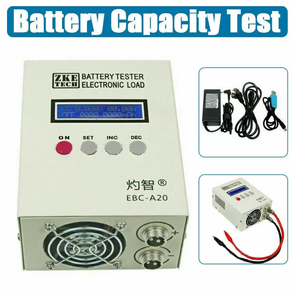 EBC-A20 Li-Po batterijcapaciteitstester 5A opladen 20A ontlading 85W multifunctionele batterijtester