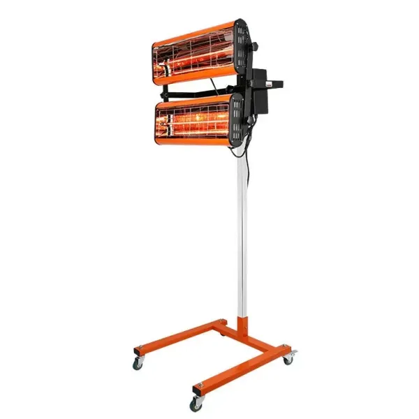 2 x 1000 W IR-zenders Verfdroger, IR Verfdroger Infraroodverwarming