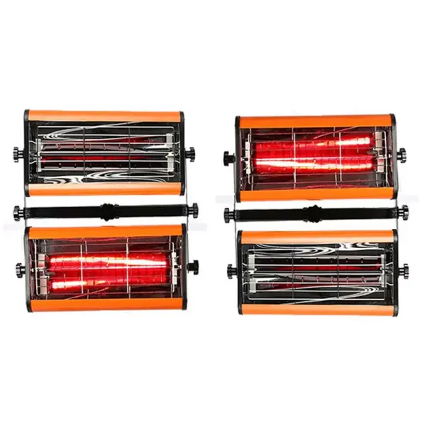 2 x 1000 W IR-zenders Verfdroger, IR Verfdroger Infraroodverwarming