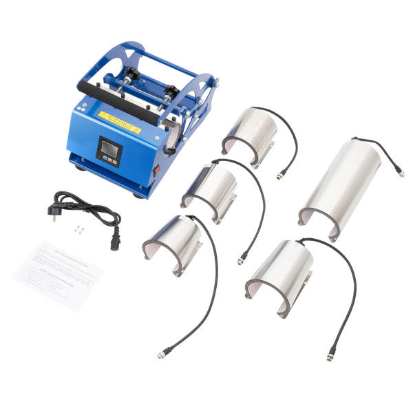 6 in 1 transferpers - hittepers - automatisch dubbel station - maat: 11 oz - 20 oz - 30 oz) 6 in 1 transferpers - hittepers - automatisch dubbel station - maat: 11 oz - 20 oz - 30 oz)