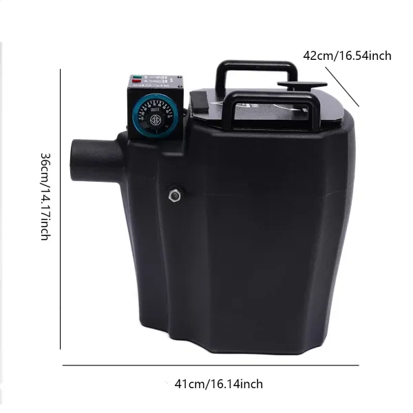 3500 W rookmachine - Stabiel en draagbaar - Capaciteit (10 kg/22 lbs - 12 l/3 gallons water) - Voor Halloween, Kerstmis, bruiloften en podiumshows