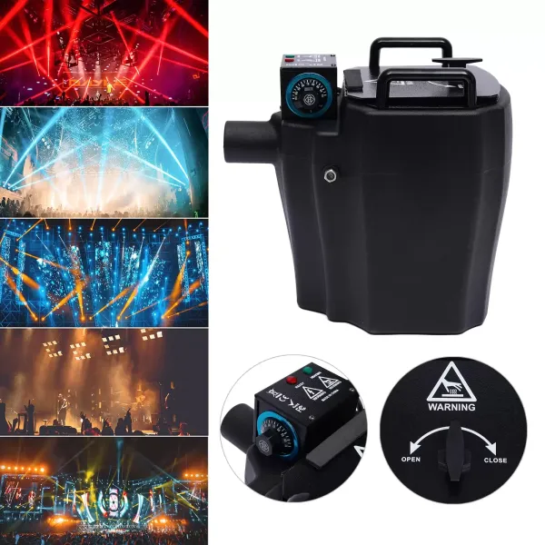3500 W rookmachine - Stabiel en draagbaar - Capaciteit (10 kg/22 lbs - 12 l/3 gallons water) - Voor Halloween, Kerstmis, bruiloften en podiumshows 3500 W rookmachine - Stabiel en draagbaar - Capaciteit (10 kg/22 lbs - 12 l/3 gallons water) - Voor Halloween, Kerstmis, bruiloften en podiumshows