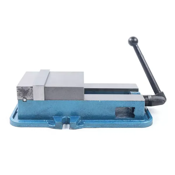 6" Precisiespanschroef voor boormachines, freespers, tafelklem, blauw